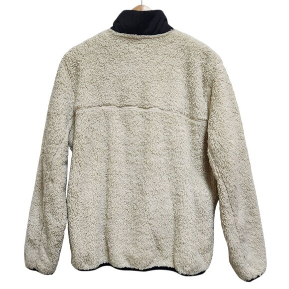 Zyia Fleece Teddy Jacket Womens S Cream 1/4 Zip Long Slv Pockets Soft Outdoor - Picture 3 of 12